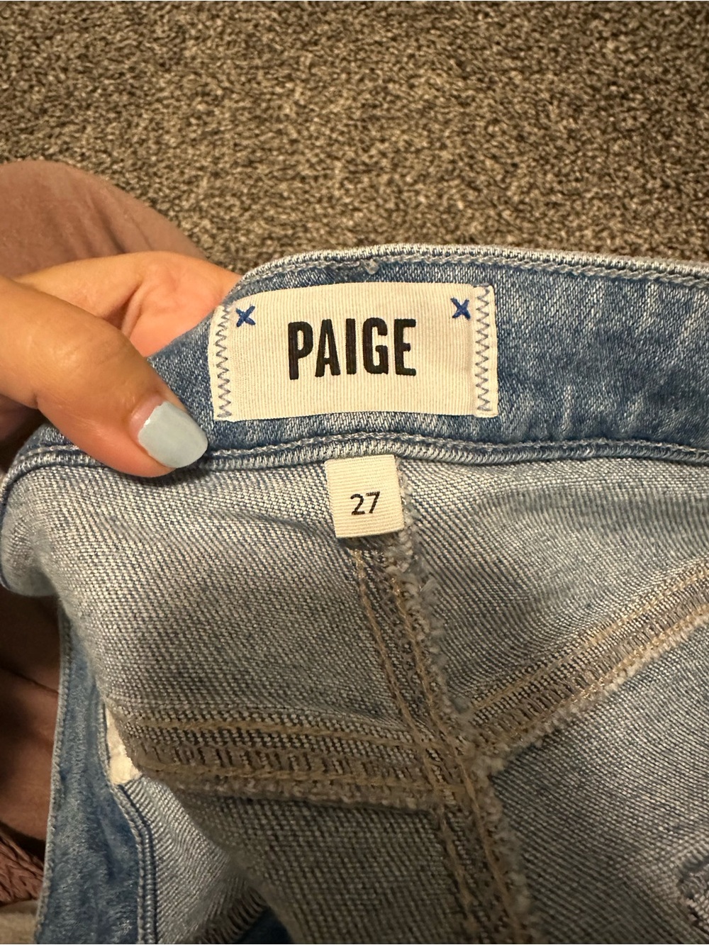 Paige Denim Shorts in 27 - Picture 3 of 3
